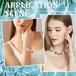 50шт 2 цвета покрытия акриловых бусин&nbsp;MACR-SC0001-59A