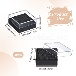 Confezione regalo in plastica per riporre badge&nbsp;CON-WH0099-06F