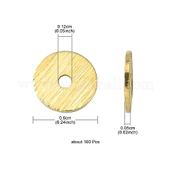 Spacer бисер латунные KK-YW0001-46