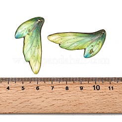 2 шт. подвески из прозрачной эпоксидной смолы&nbsp;RESI-A044-05A