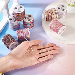 8 рулон двухцветного сегментно окрашенного нейлонового металлического шнура&nbsp;NWIR-TA0001-28A