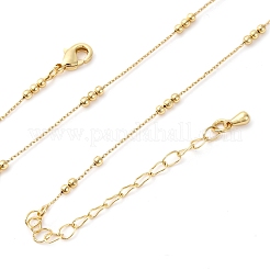 2 мм латунные круглые шариковые кабельные цепочки ожерелья&nbsp;MAK-L045-01G