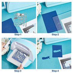 Углеродистая сталь разрезает трафареты DIY-WH0309-1997