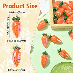 Подвески из смолы цвета ab&nbsp;RESI-CJC0011-48I