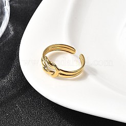 Кольца-манжеты из нержавеющей стали 304 для женщин&nbsp;RJEW-Z110-03G