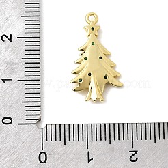 Pendentifs de noël en laiton micro pave zircone cubique&nbsp;KK-L258-04G-A02