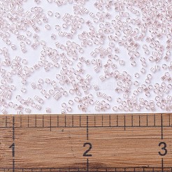 MIYUKIデリカビーズ  シリンダー  日本製シードビーズ  11/0  （db1223)透明ピンクのミスト光沢  1.3x1.6mm  穴：0.8mm  約20000個/袋  100 G /袋&nbsp;SEED-J020-DB1223