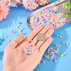 1300шт 13 цвета 6/0 светящиеся стеклянные бусины SEED-TA0001-51