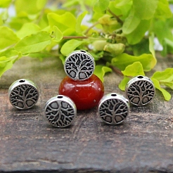 Сплавочные овальные бусины тибетского стиля  PW-WG631B9-01