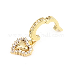 Pendentifs en laiton zircon cubique transparent&nbsp;KK-H268-07G-03