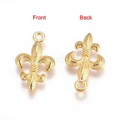Тибетский стиль сплав металла Флер-де-Лис подвески EA8747Y-G
