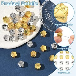 30 шт. 2 цвета тибетские европейские бусины&nbsp;MPDL-YW0001-08