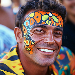 Пластиковая доска для рисования макияжем MRMJ-WH0101-002