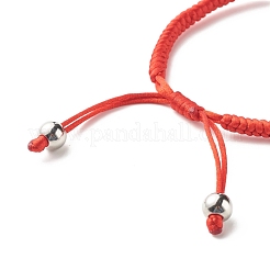 Bracciale in cordoncino di perline naturali con occhio di tigre per lei&nbsp;BJEW-JB07045-01