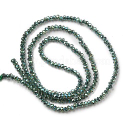 Стеклянные бусины с гальваническим покрытием &nbsp;EGLA-F149-FR-08