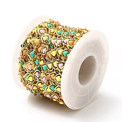 Catene a maglie smaltate in acciaio inossidabile chirurgico 316 fatte a mano con placcatura ionica (ip)&nbsp;CHS-I019-18B