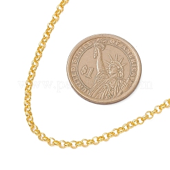 Ожерелья из цепочек Rolo из нержавеющей стали 304 толщиной 3 мм NJEW-JN05622-02