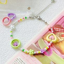 32шт. 8-цветная рамка из сплава для бусин с покрытием из запекаемой краски&nbsp;FIND-SP0004-50C