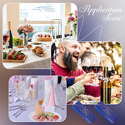 Подарочные пакеты из бумаги со звездами и золотым тиснением&nbsp;ABAG-WH20011-06B