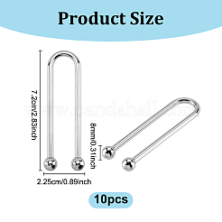 Зажимы для бикини из сплава 10 шт.&nbsp;FIND-NB0006-83P
