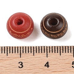 Расписные бусы из натурального дерева X-WOOD-N006-02A-M