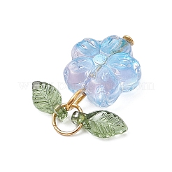 Подвески из прозрачного обычного стекла&nbsp;PALLOY-JF04571-01