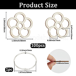 2 мешок досок для намотки деревянных ниток AJEW-GF0011-68E