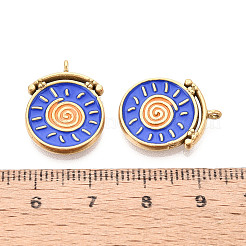 Подвески из нержавеющей стали 304 с эмалью&nbsp;STAS-N124-35A-G