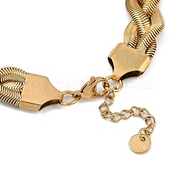 Браслеты из нержавеющей стали 304 для женщин BJEW-U012-01G