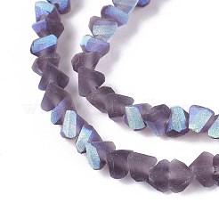 Матовые прозрачные стеклянные бусины&nbsp;LS-GLAA-N054-4mm-12