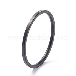 Bague dôme uni poli 1mm pour fille femme&nbsp;RJEW-C012-02A-EB