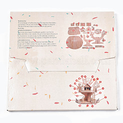 Diy estilo navideño pintura a mano 3d kit de montaje de manualidades de patio&nbsp;DIY-N004-01