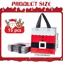 Рождественские нетканые тканевые сумки&nbsp;ABAG-WH0063-767