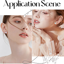 900 шт. фурнитура для сережек-гвоздиков из нержавеющей стали 304&nbsp;STAS-SC0010-28