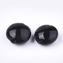 Argento fatti a mano perle di vetro MURANO&nbsp;SLF12MMY-1A