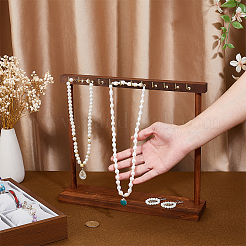 Деревянные подставки для ожерелий ODIS-WH0331-20A