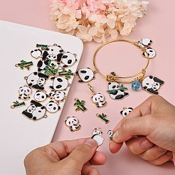 Подвески из сплава эмали 32шт 8 стиля&nbsp;ENAM-SZ0002-54