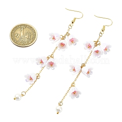 Латунные серьги обруча&nbsp;EJEW-YW00004