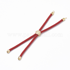 Creazione di bracciale in cordone intrecciato in nylon&nbsp;MAK-T003-07G