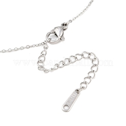 Природные смешанные камень кулон ожерелье&nbsp;NJEW-JN05489-01