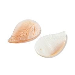 Резные подвески из натуральных пресноводных ракушек SHEL-K006-54A