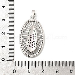 Религия латунь микро проложить цирконий подвески&nbsp;ZIRC-I032-71P