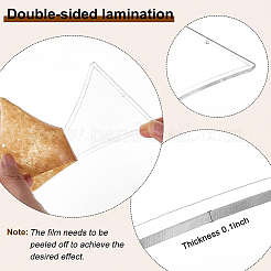 Прозрачные акриловые шаблоны для квилтинга DIY-WH0381-003