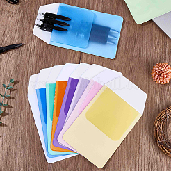 10 Stück 10 Farben rechteckige PVC-Stifttasche für Arzt&nbsp;AJEW-CP0009-33