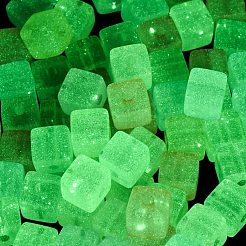 Светящиеся непрозрачные акриловые бусины&nbsp;OACR-G052-11A