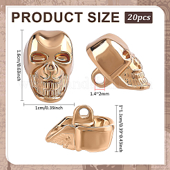 20 pz bottoni con gambo in lega&nbsp;BUTT-PH0001-82A-KCG
