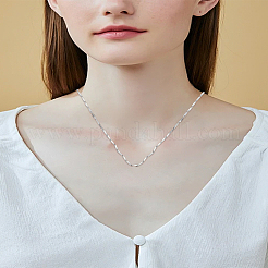 1 шт. 3.8 мм плоская цепочка-змейка из нержавеющей стали&nbsp;NJEW-LP0007-07