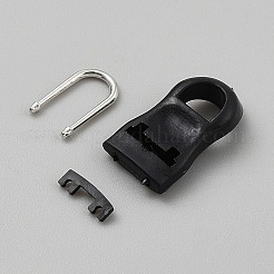 Gummi-Reißverschlussschieber&nbsp;DIY-WH0699-77A