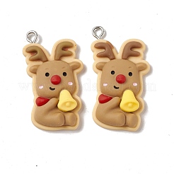 Pendentifs en résine opaque sur le thème de noël&nbsp;FIND-E025-05