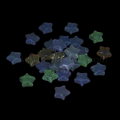 Звездное УФ-покрытие светящиеся радужные переливающиеся акриловые бусины&nbsp;LACR-R001-11A